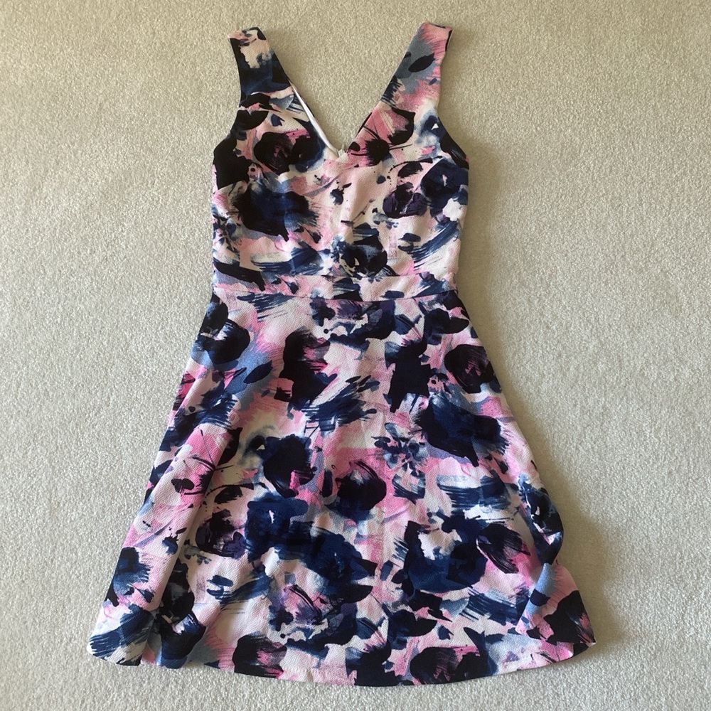 Necessary Objects Pink and Blue Dress